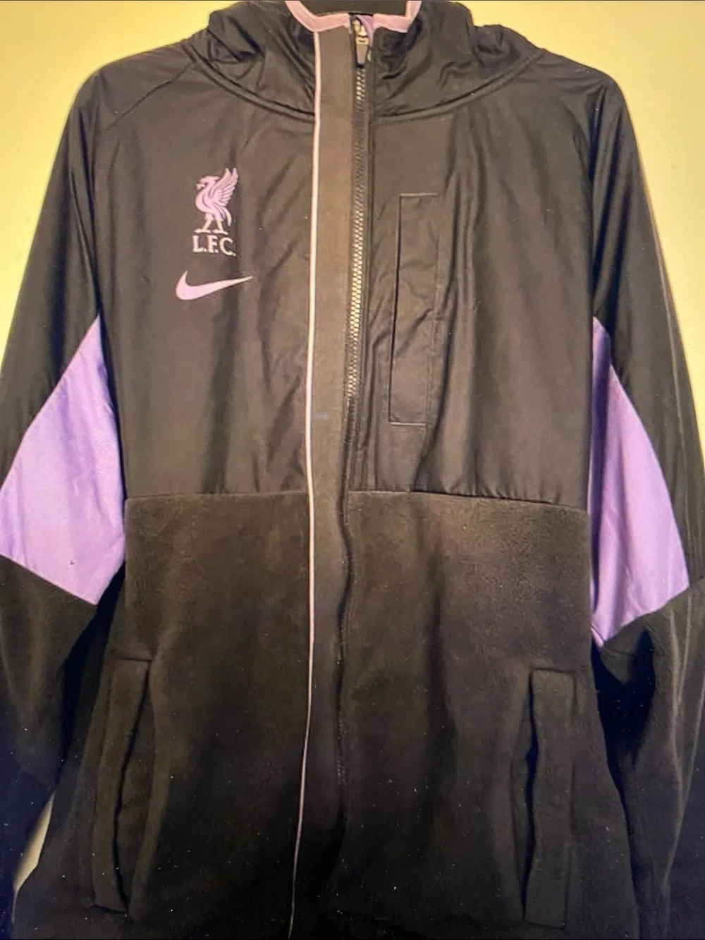 Nike Black & Purple Liverpool FC Full-Zip Performance Jacket
